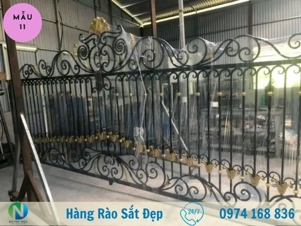 hàng rào sắt đẹp